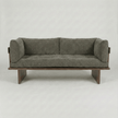 Shelby Solid Wood Upholstered Sofa - Structured Calm with Quiet Authority by Induscraft