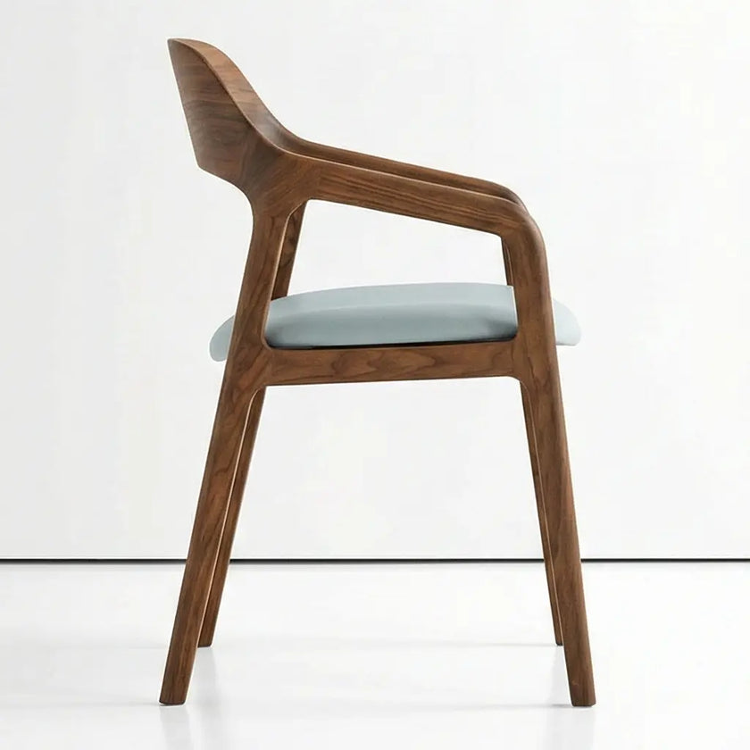 Claytopia Sculpted Solid Wood Armchair