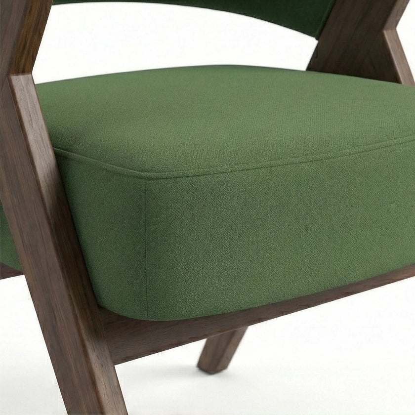 Demetrius Solid Wood Accent Chair