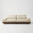Weasely Solid Wood Fabric Sofa - Lounge Seating with Deep Cushioned Comfort by Induscraft