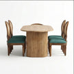 Acacia Wood Oval Dining Set – Option 2