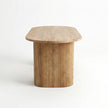 Acacia Wood Oval Dining Set Option 1