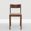 Sylvia Sheesham Wood Chair with Comfortable Upholstered Fabric Seat (Set of 2)