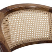Anvira Solid Wood Oval 6 Seater Dining Set with Cane Chairs