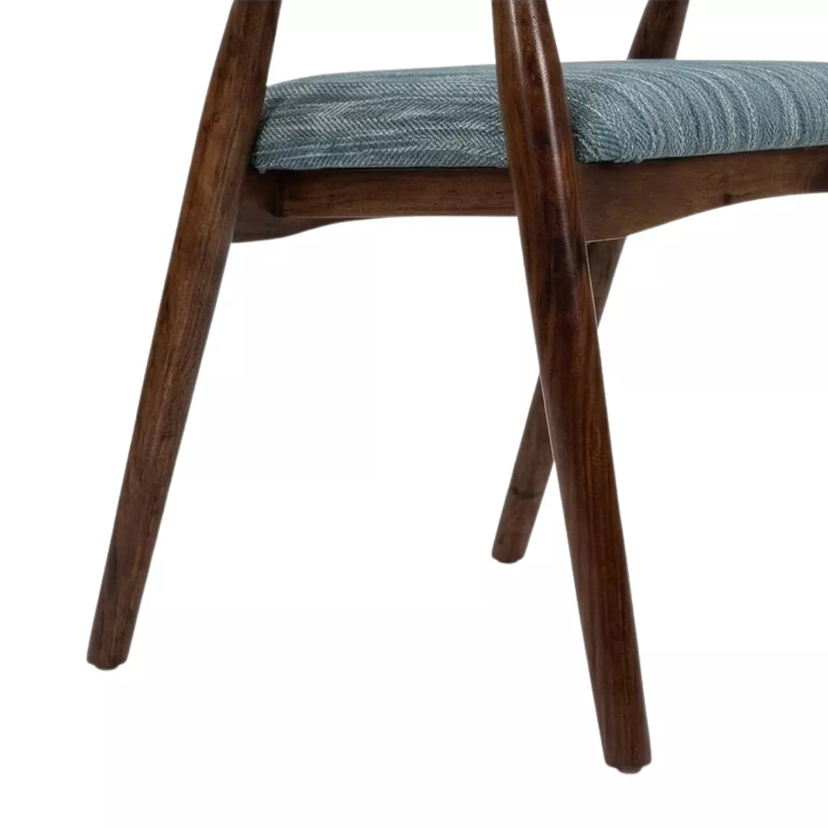 Anvira Solid Wood Oval 6 Seater Dining Set with Cane Chairs