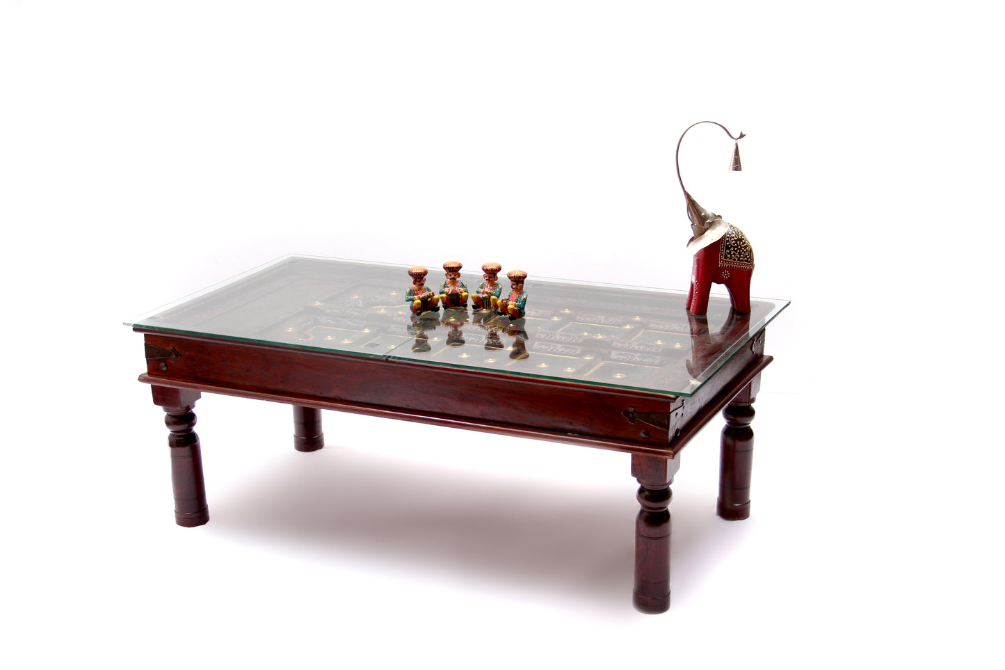 Doorway 2 Rajasthan Centre Table by Induscraft in Solid Sheesham Wood