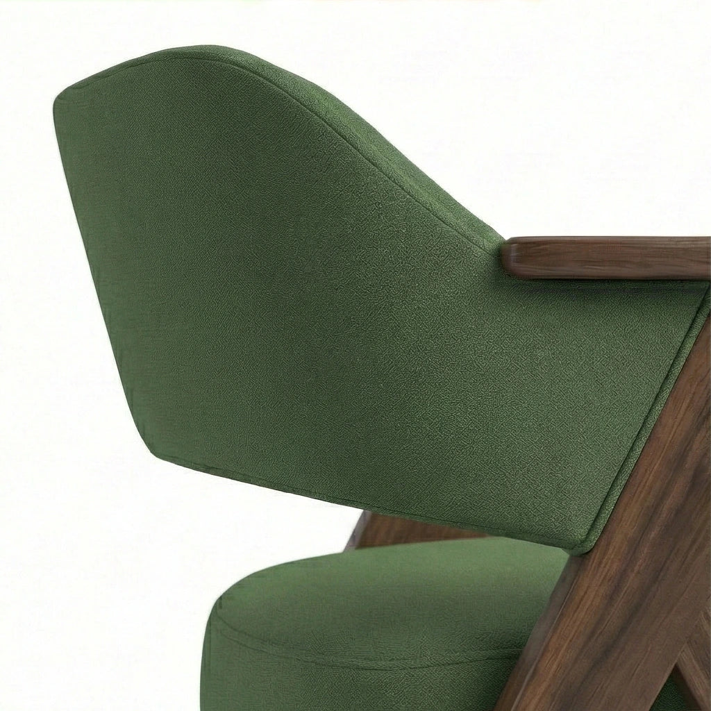Demetrius Solid Wood Accent Chair