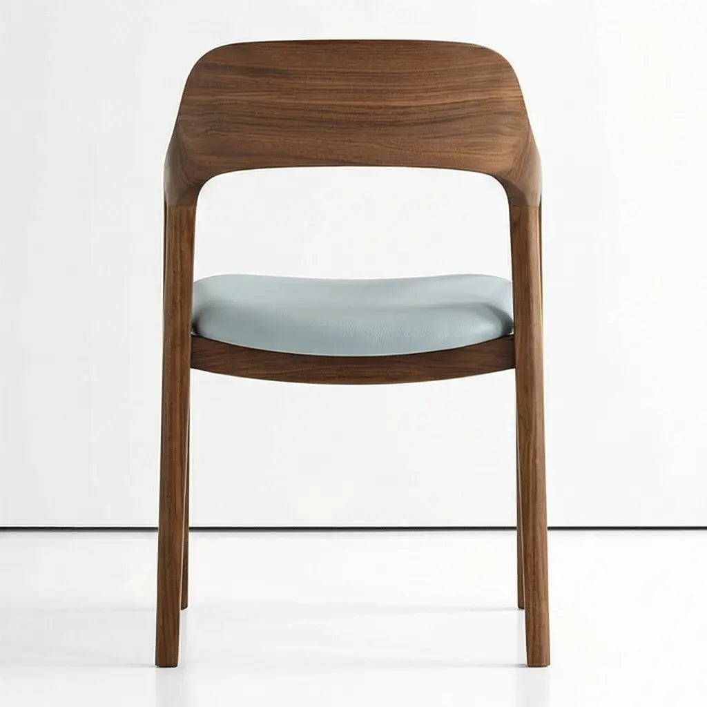 Claytopia Sculpted Solid Wood Armchair