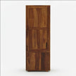 Solid Wood Dressing Table with Full-Length Mirror & Storage Cabinet