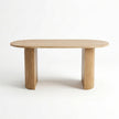 Acacia Wood Oval Dining Set – Option 2