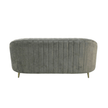 Seashell Solid Wood Upholstered Sofa - Soft Curves, Sculpted Comfort by Induscraft