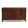 Solid Wood Cane Sideboard Cabinet Wooden Storage Console with Drawers