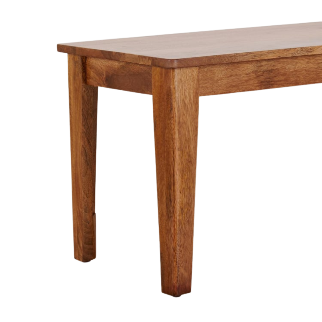 Amethyst Solid Wood Classic Rectangular Bench