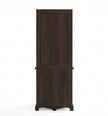 Solid Wood Dressing Table with Decorative Tile Inlay & Mirror