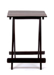 Folding Table by Induscraft of Solid Sheesham Wood with Compact and Foldable Feature - Induscraft