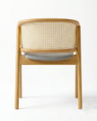 Brentwood Cane Back Solid Wood Armchair