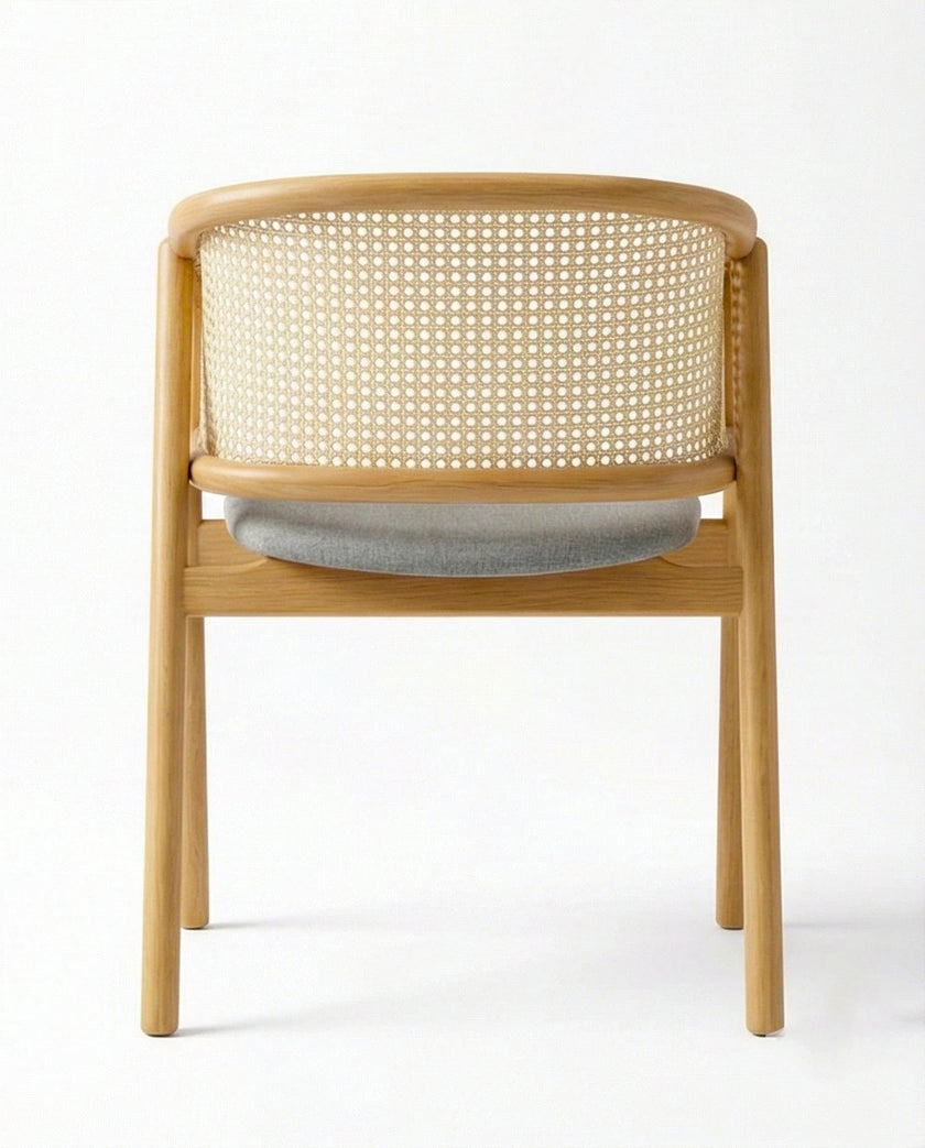 Brentwood Cane Back Solid Wood Armchair