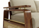 Brahmika Solid Wood Sofa – 3 Seater