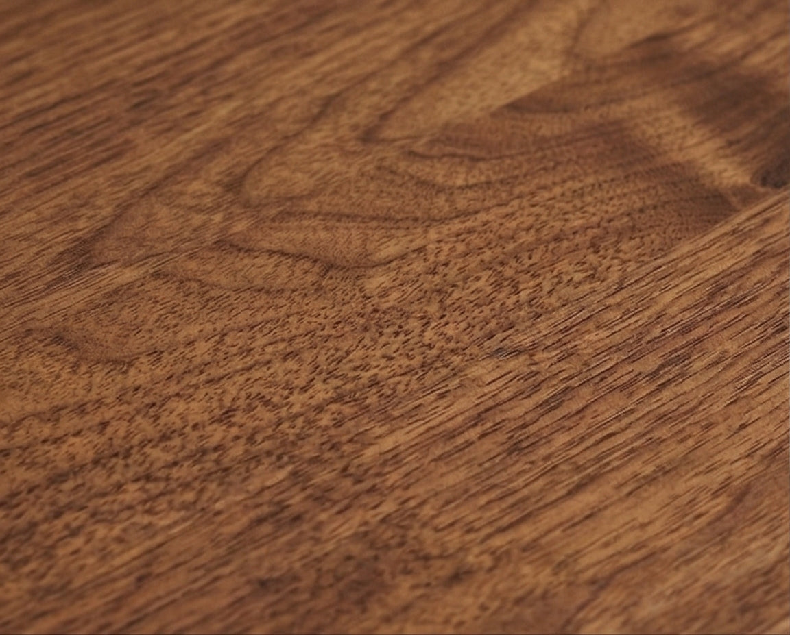 Mid-Century Solid Wood Coffee Table Cane Drawer Coffee Table with Shelf