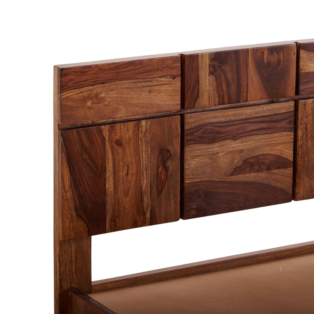 Helix Sheesham Wood | King & Queen Sizes with Storage Options