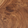 Live Edge Solid Wood Coffee Table with Metal Base