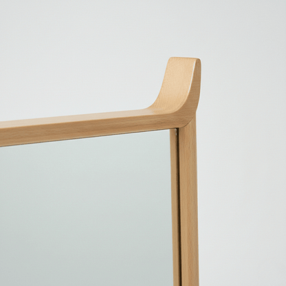 Karui Modern Full-Length Wall Mirror with Wooden Frame