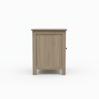 Meher Bedside Table in Old Mix Wood by Induscraft (2 Units)