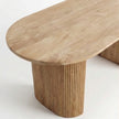 Acacia Wood Oval Dining Set – Option 2