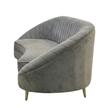 Seashell Solid Wood Upholstered Sofa - Soft Curves, Sculpted Comfort by Induscraft