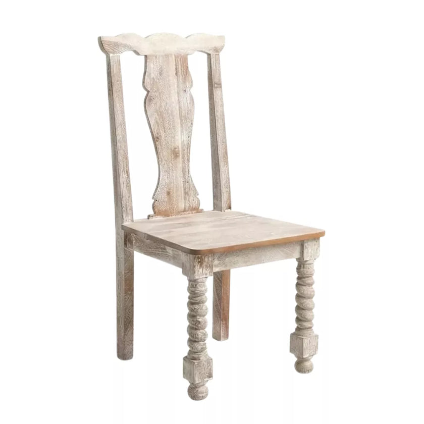 Mathilide Solid Wood 6 Seater Dining Table with Chairs and Bench