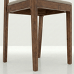Sylvia Sheesham Wood Chair with Comfortable Upholstered Fabric Seat (Set of 2)
