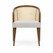 Trader Solid Wood Cane Accent Chair
