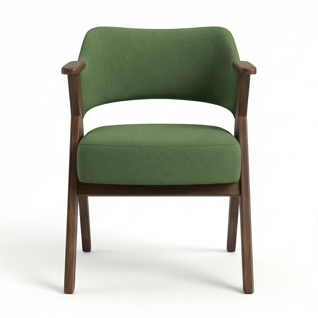 Demetrius Solid Wood Accent Chair