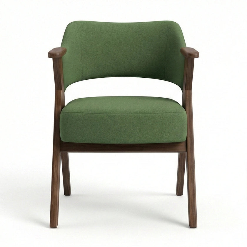 Demetrius Solid Wood Accent Chair