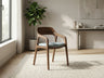 Claytopia Sculpted Solid Wood Armchair
