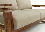 Brahmika Solid Wood Sofa – 3 Seater