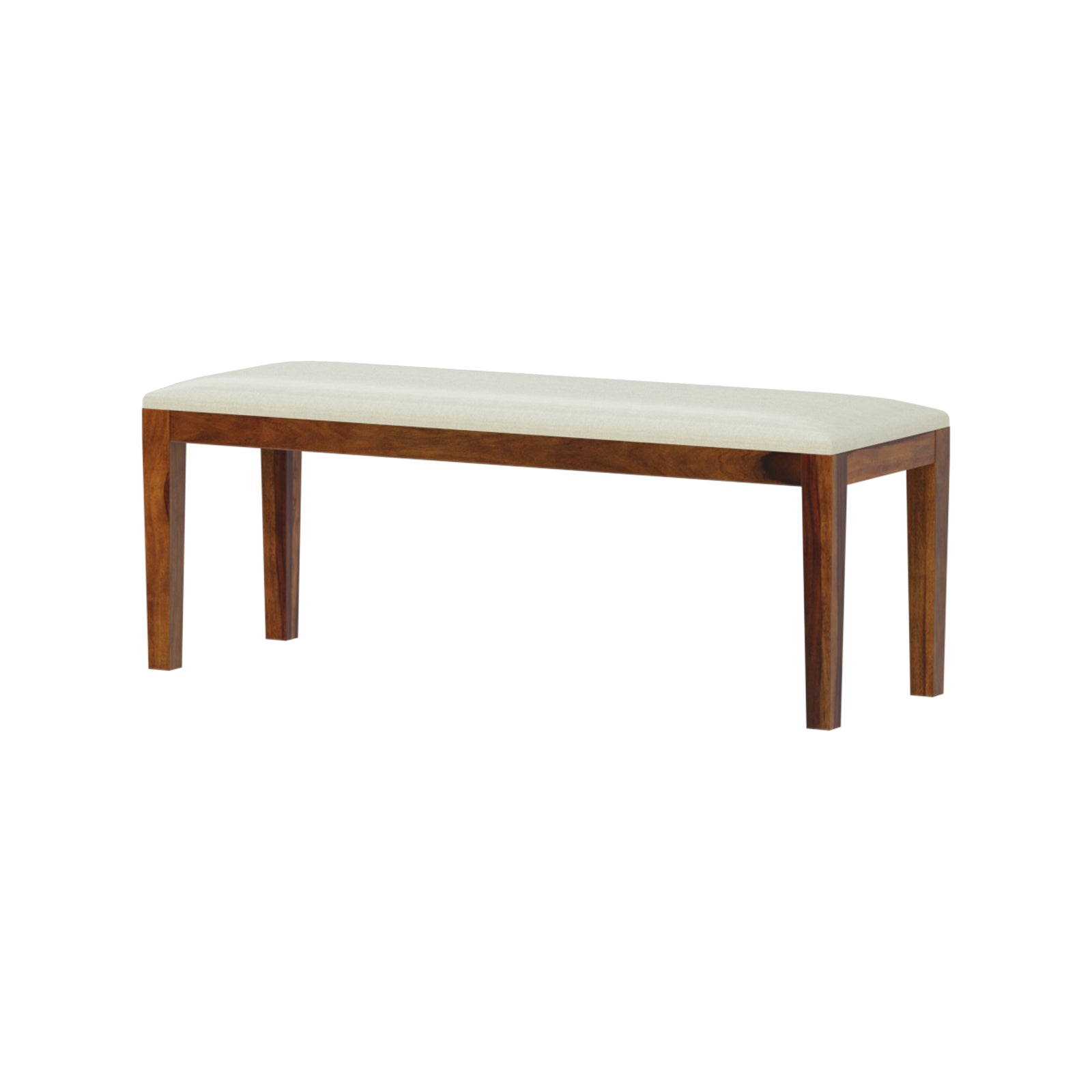 Easter Contemporary 6 Seater Rectangular Sheesham Wood Dining Set - Induscraft