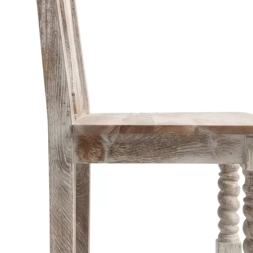 Mathilide Solid Wood 6 Seater Dining Table with Chairs and Bench