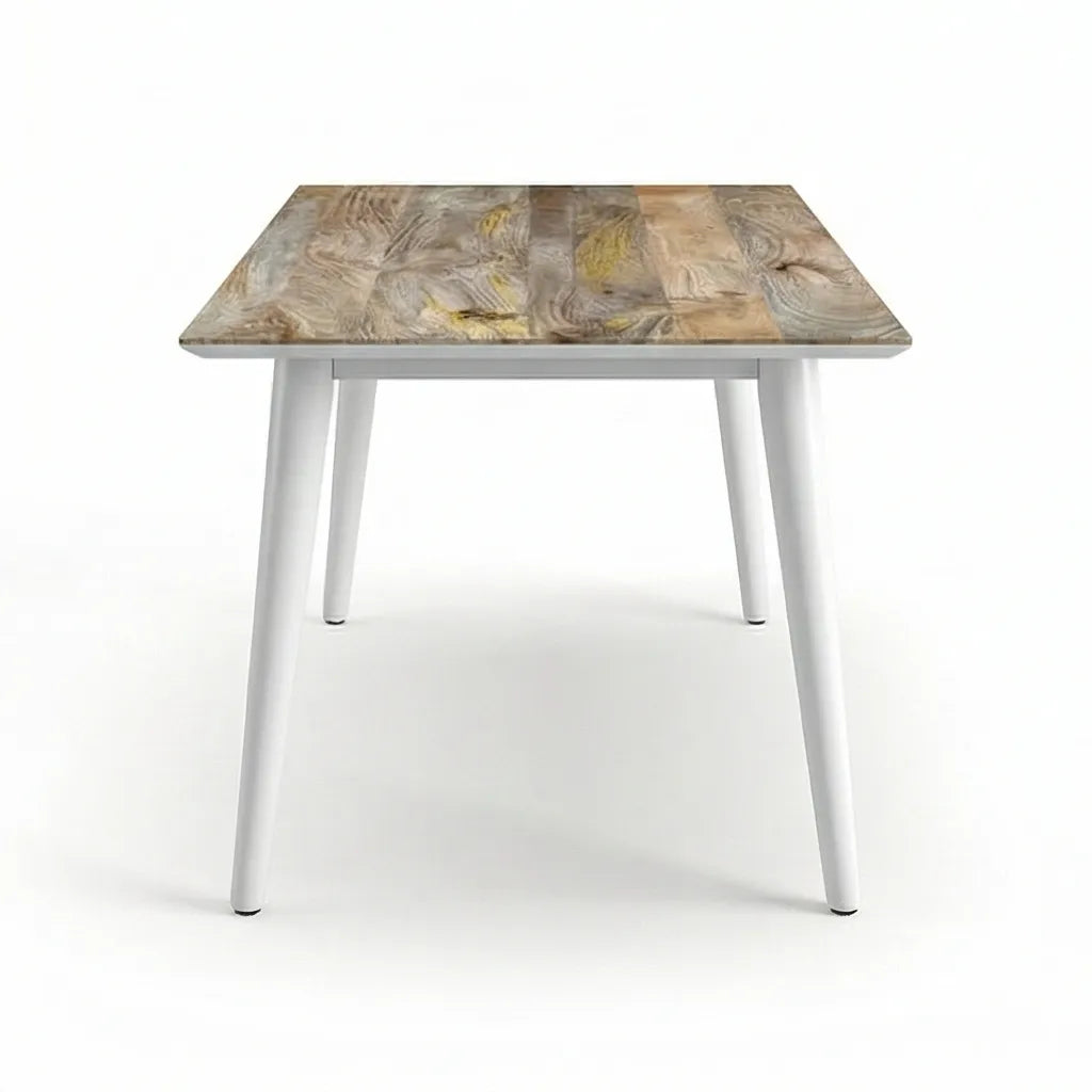Mango Cane Wooden Dining Set – Mango Wood Table with Dining Chairs