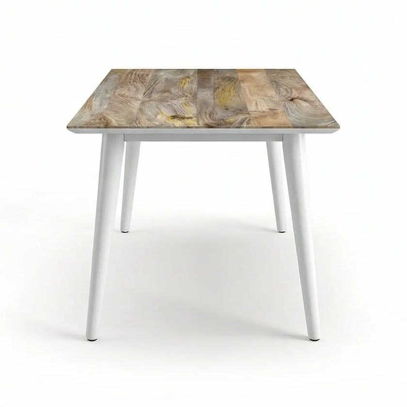 Mango Cane Wooden Dining Set – Mango Wood Table with Dining Chairs