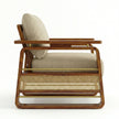 Brahmika Solid Wood Lounge Sofa Chair