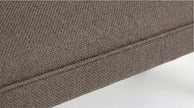 Classic Upholstered Wooden Bench Sofa with Rolled Arms