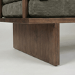 Shelby Solid Wood Upholstered Sofa - Structured Calm with Quiet Authority by Induscraft
