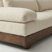 Weasely Solid Wood Fabric Sofa - Lounge Seating with Deep Cushioned Comfort by Induscraft