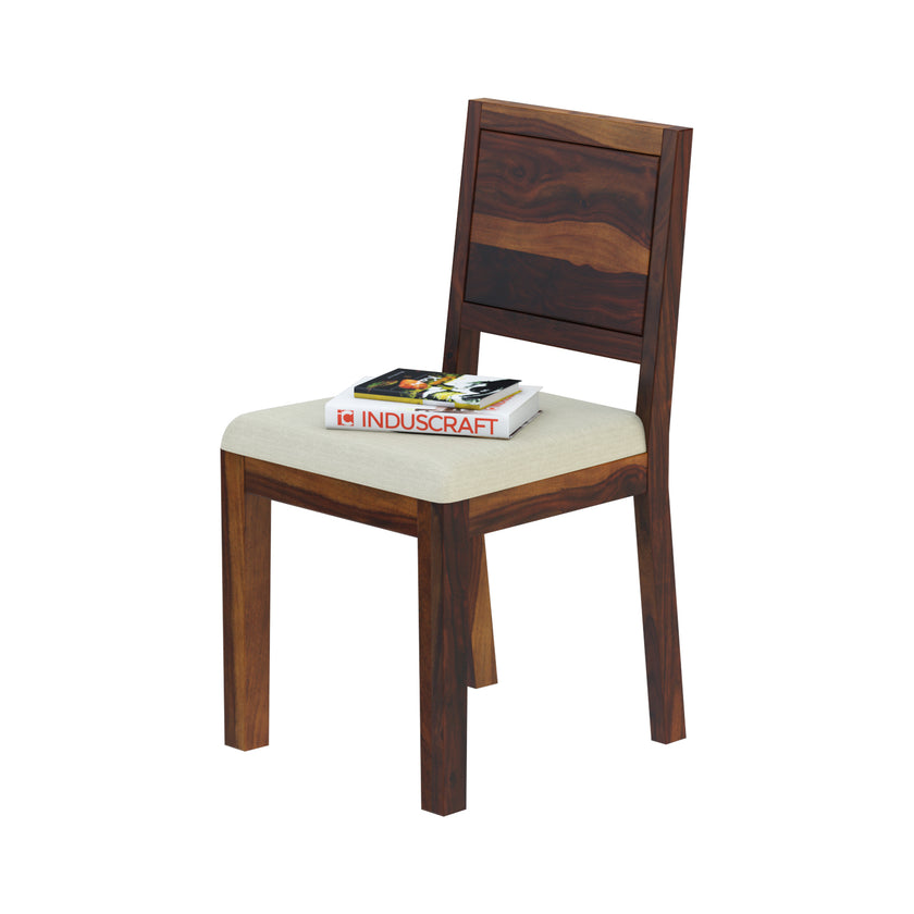 Antilla Square Sheesham Wood Modern 4 Seater Dining Set - Induscraft