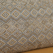 Modern Upholstered 2-Seater Sofa with Solid Wood Base & Patterned Cushions