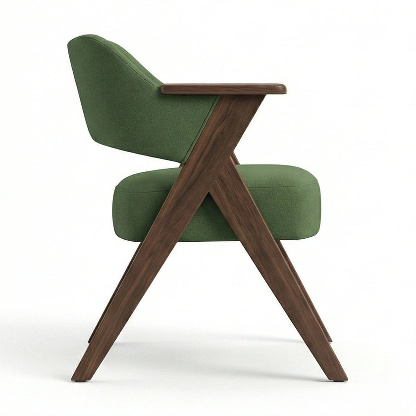 Demetrius Solid Wood Accent Chair