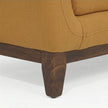 Modern Upholstered 2-Seater Sofa with Solid Wood Base & Patterned Cushions