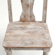 Mathilide Solid Wood Rustic Dining Set with Hand-Carved Chairs & Bench