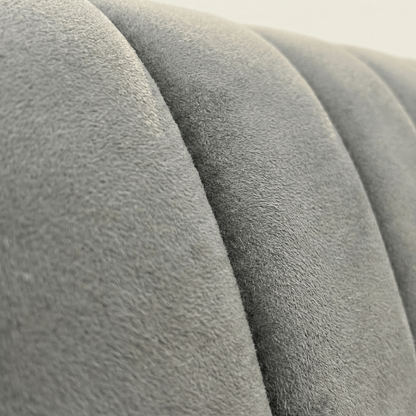 Seashell Solid Wood Upholstered Sofa - Soft Curves, Sculpted Comfort by Induscraft